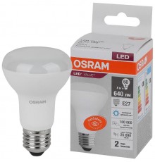 Лампа светодиодная LED Value R63 8W/865 230V E27 10X1       4058075581944  OSRAM