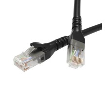 Патч-корд неэкранированный CAT6 U/UTP 4х2, LSZH, черный, 5.0м  RN6UU4550BK  DKC