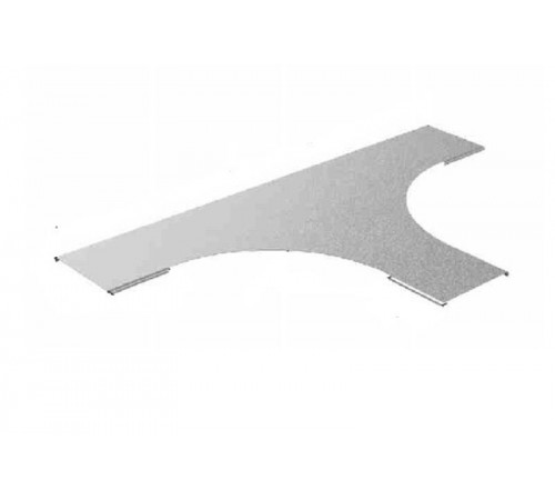 Крышка к Тройнику для лестничного лотка НЛО 600, толщ. 1,0 мм, Сендзимир цинк, 023261  КТЛНЛО-600-1,0-R330-СЦ   Ostec