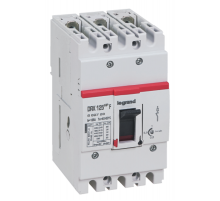 Автоматический выключатель DRX 125 HP TM Рег 3П 100A 25кА  669708  Legrand