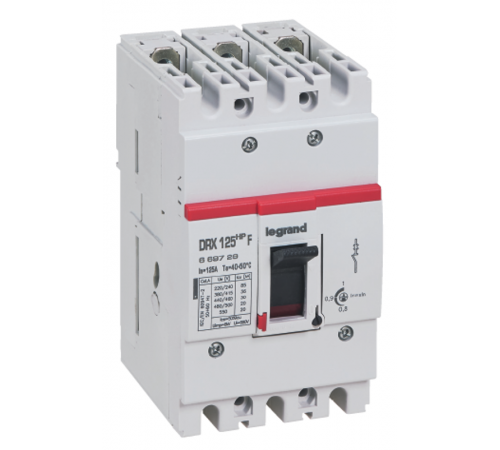 Автоматический выключатель DRX 125 HP TM Рег 3П 16A 50кА  669740  Legrand