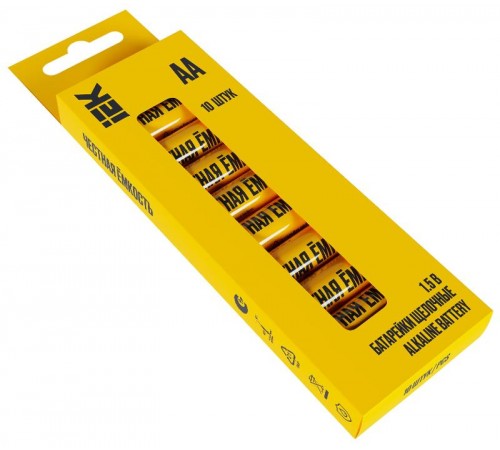 Батарейка щелоч. Alkaline  LR06/AA (10шт/бокс)  ABT-LR06-OP-B10  IEK