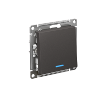 AtlasDesign Базальт Переключатель 1-кл  с подсветкой, сх.6а, 10АХ, механизам  ATN001463  SE