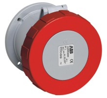 Розетка панельная с прямым унифицированным фланцем 363RU6W, 63A, 3P+E, IP67, 6ч  2CMA167384R1000  ABB