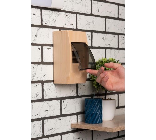 Щит распределительный навесной ЩРН-П- 4 светлое дерево IP41 EKF PROxima  pb40-n-4-light  EKF