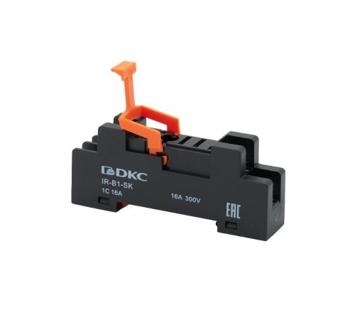 Колодка c винтовыми клеммами низкопрофильная для реле серии IR на 1 группу контактов  IR-B1-SK  DKC