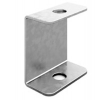 Кронштейн потолочный С-образный, толщ. 2,0 мм, гор. цинк, 352901  КППЛС-2,0-ГЦ   Ostec