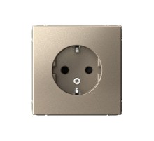 ArtGallery Шампань Розетка с заземлением, со шторками, 16А, механизм  GAL000545  SE