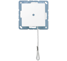 Выключатель со шнурком (универсальный) 10 A / 250 B; термопласт; белый матовый  A506BFNUZWWM  Jung