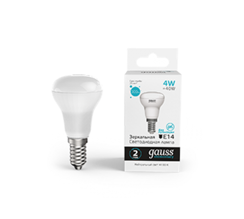 Лампа светодиодная Elementary R39 4W 300lm 4100K Е14 LED 1/10/50  63124  Gauss