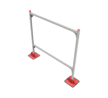 Опорная конструкция для гор. прямоуг. воздуховодов  TECHNORAPTOR LIGHTFOOT 1500х1500  KM-TR-LTF-SSHRAD-1500-1500  КМ - профиль