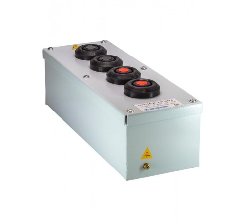 ПКУ-15-21.141-54У2 (2*ВК30-10-11110-54(1з+1р) черная + 2*ВК30-10-11110-54(1з+1р) красная + PG-21), пост управления (ЭТ)  ET054492  Электротехник