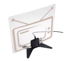 Антенна комнатная "Активная" для цифрового телевидения DVB-T2 Ag-717  34-0717  REXANT