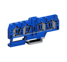 HMM.2/2+2(Ex)i, проходной зажим 2,5 кв.мм синий 2 ввод/2 вывода  ZHI520  DKC