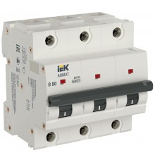 Автоматический выключатель трехполюсный M10H 3P B 80A ARMAT  AR-M10H-3-B080  IEK