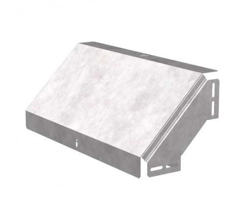 Угол вертикальный внешний 90 градусов с крышкой Стандарт 500х100   PR16.0588  Промрукав