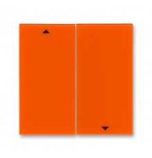 ABB Levit Оранжевый / дымчатый чёрный Сменная панель на клавишу для выключателя жалюзи Оранжевый  ND3559H-A447/1 66  2CHH594471A8066  ABB