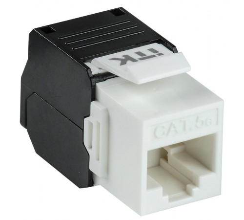 Модуль Keystone Jack кат. 5E UTP без инстр. 180 град.  CS1-1C5EU-T2  ITK