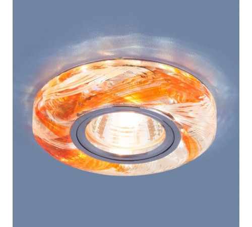 Светильник точечный встраиваемый 2191 MR16 OR оранжевый  a036737  Elektrostandard