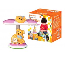 Светильник Дружок настол/часы 220В, 11Вт, G23, розовыйTDM  SQ0337-0011  TDM