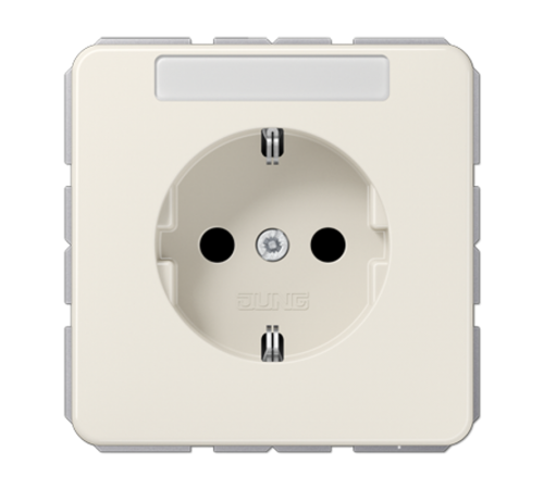 Штепсельная розетка SCHUKO 16A 250V~ с полем для надписи; слоновая кость CD1520NA Jung