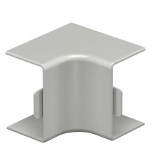 Крышка внутреннего угла кабельного канала WDK 25x40 мм (ПВХ,серый) (WDK HI25040GR)  6158269  OBO Bettermann
