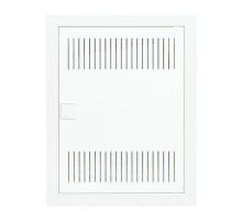 Встраиваемый слаботочный щит "Nova" 2 габарит с металлической перфорированной дверью IP41  nv-mb-pmd-2  EKF