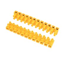 Клеммная винтовая колодка KВ-35 10-35, ток 80 A, полиэтилен желтый (10 шт./уп.)  07-5035-3  REXANT