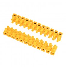 Клеммная винтовая колодка KВ-35 10-35, ток 80 A, полиэтилен желтый (10 шт./уп.)  07-5035-3  REXANT