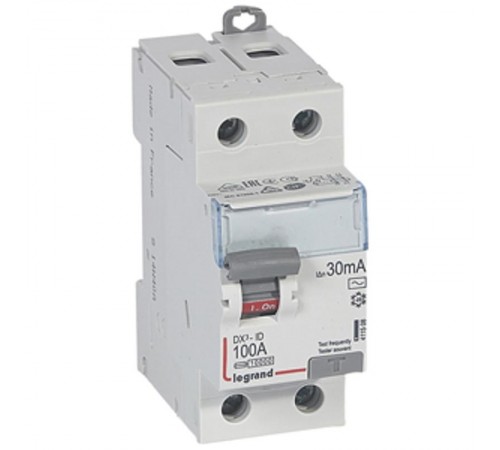 Выключатель дифференциальный (УЗО) DX3-ID 2п 100А 30мА тип AC  411508  Legrand