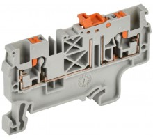 Колодка клеммная CP-DT измерит. нож. разм. 2,5мм2 серая  YCT25-04-K03-002  IEK