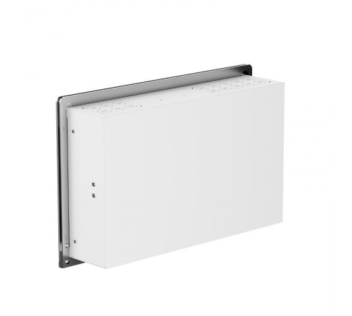 Корпус ArtShell Elegance встраиваемый силовой 22 модуля, серебряная металлическая дверь  artshell-e-22p-sm EKF