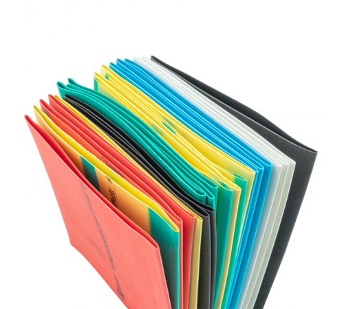 Термоусаживаемая трубка ТУТ нг 50/25 набор:7 цветов по 3шт. 100мм. EKF PROxima  tut-n-50  EKF