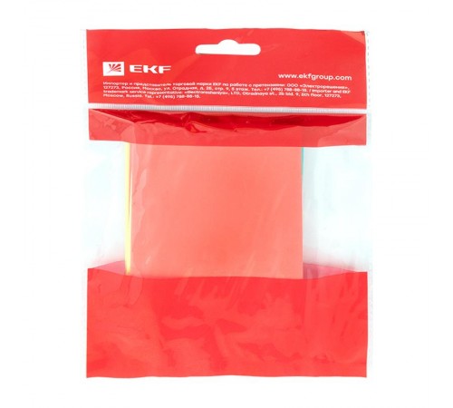 Термоусаживаемая трубка ТУТ нг 50/25 набор:7 цветов по 3шт. 100мм. EKF PROxima  tut-n-50  EKF