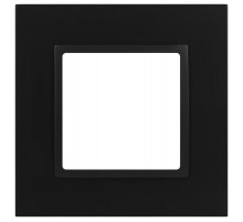 Рамка для розеток и выключателей Elegance 14-5011-05 Classic, на 1 пост, антрацит  Б0060575  ЭРА