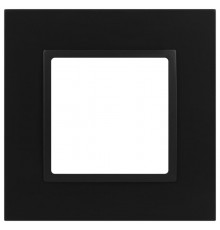 Рамка для розеток и выключателей Elegance 14-5011-05 Classic, на 1 пост, антрацит  Б0060575  ЭРА