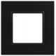 Рамка для розеток и выключателей Elegance 14-5011-05 Classic, на 1 пост, антрацит  Б0060575  ЭРА