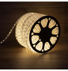 Дюралайт LED, постоянное свечение (2W) - теплый белый, 36 LED/м, бухта 100 м  121-136  NEON-NIGHT