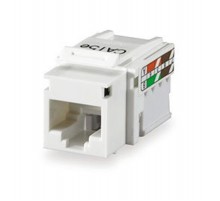 RJ-45 Модуль инф.розетки 110/Krone 5e кат.,бел.   87545  Ecoplast