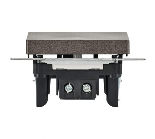 BRITE Выключатель 1-клавишный с индикацией 10А ВС10-1-1-БрТБ темная бронза  BR-V10-1-10-K45  IEK