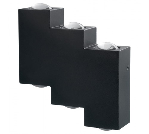 Светодиодный светильник аритектурный 6*1W, 600Lm, 4000K, черный DH110  11704  FERON