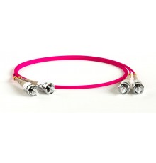 FC-D2-504-ST/PR-ST/PR-H-0.5M-LSZH-MG Патч-корд волоконно-оптический (шнур) MM 50/125(OM4), ST-ST, 2.0 мм, duplex, LSZH, 0.5 м  378210  Hyperline