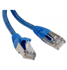 PC-LPM-STP-RJ45-RJ45-C5e-20M-LSZH-BL Патч-корд F/UTP, экранированный, Cat.5е (100% Fluke Component Tested), LSZH, 20 м, синий  391196  Hyperline