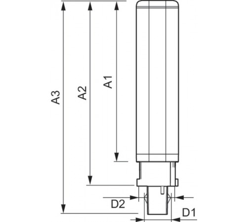 Лампа светодиодная LED CorePro LED PLC 8.5W 830 2P G24d-3  929001201202  PHILIPS