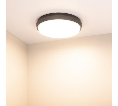 Светильник LGD-GIRO-R240-25W Warm3000 (GR, 110 deg, 230V)  029949  Arlight