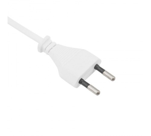 Шнур сетевой, вилка плоская без розетки, кабель 2x0.5 мм, длина 1,5 метра, белый  11-1111  REXANT
