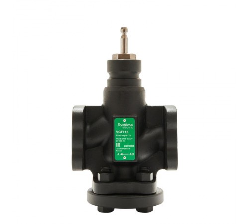 Клапан регулирующий 2-ход фланц PN16 DN15 4,0м/ч -20...+130°С  VGF015  SE