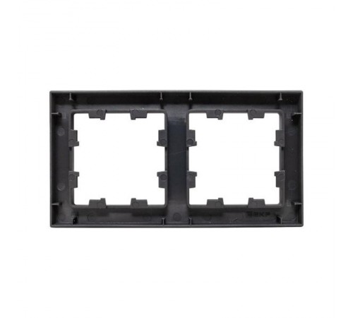 2 - местная рамка, чёрная, пластик Эпика EKF  UP1-FPB-02  EKF