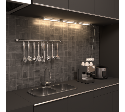 Светильник светодиодный TL Elementary линейный 5W 400lm 4000K IP20 310х22х33 LED 1/25  TL001  Gauss