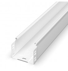 Лоток неперфорированный Стандарт 100х80х3000 (0,7 мм) RAL 9003 (6 м/уп)  PR16.10300  Промрукав